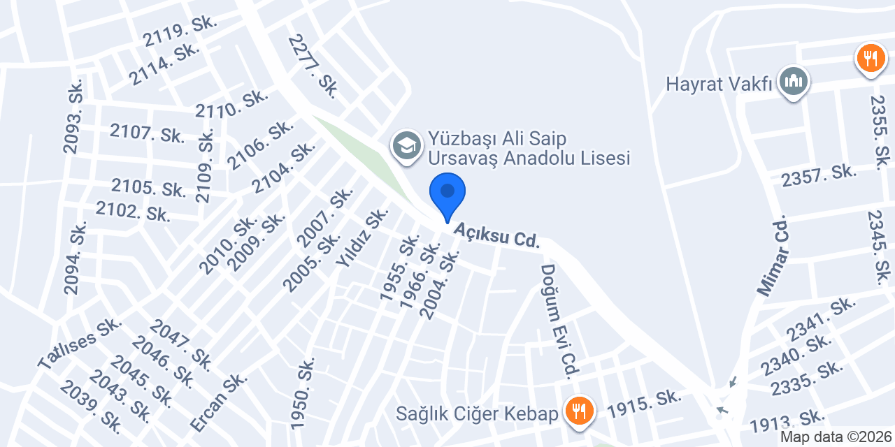 Enes anahtar ve Çilingir konumu