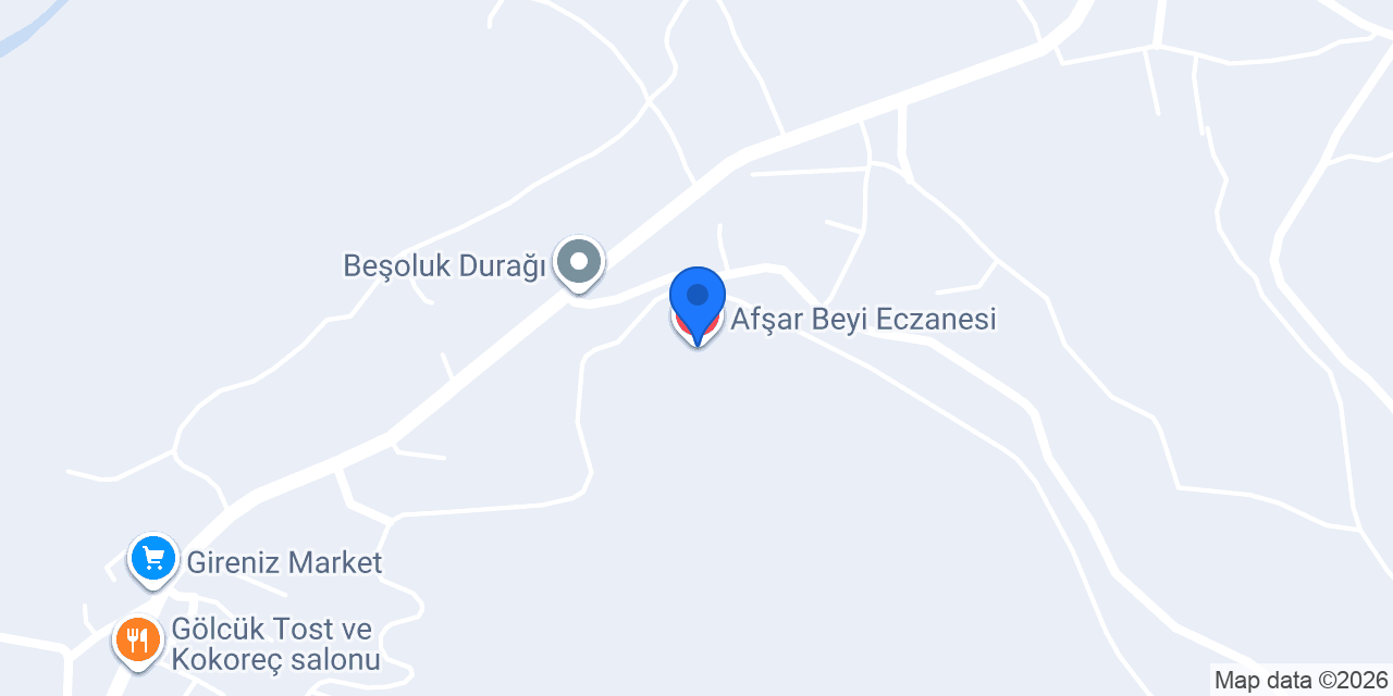 Afşar Beyi Eczanesi konumu