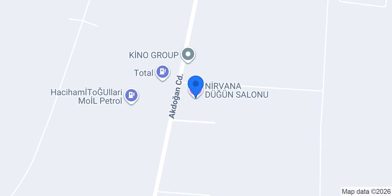 NİRVANA DÜĞÜN SALONU konumu