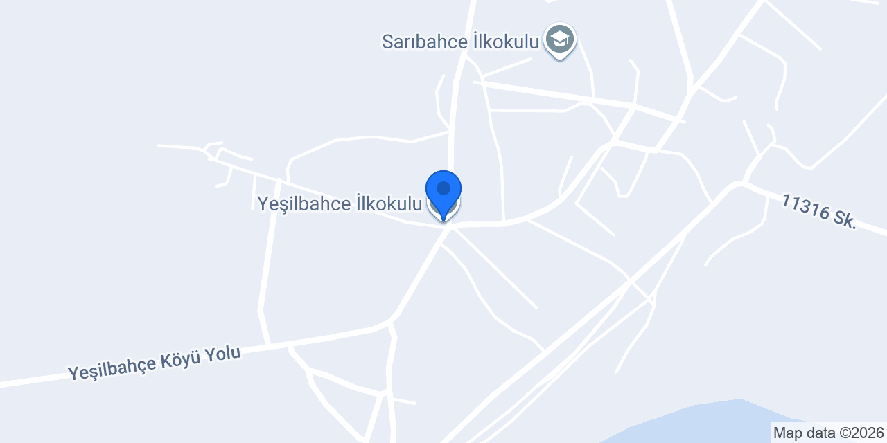 Yeşilbahce İlkokulu konumu