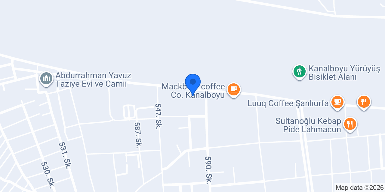 Cajun Corner Şanlıurfa konumu