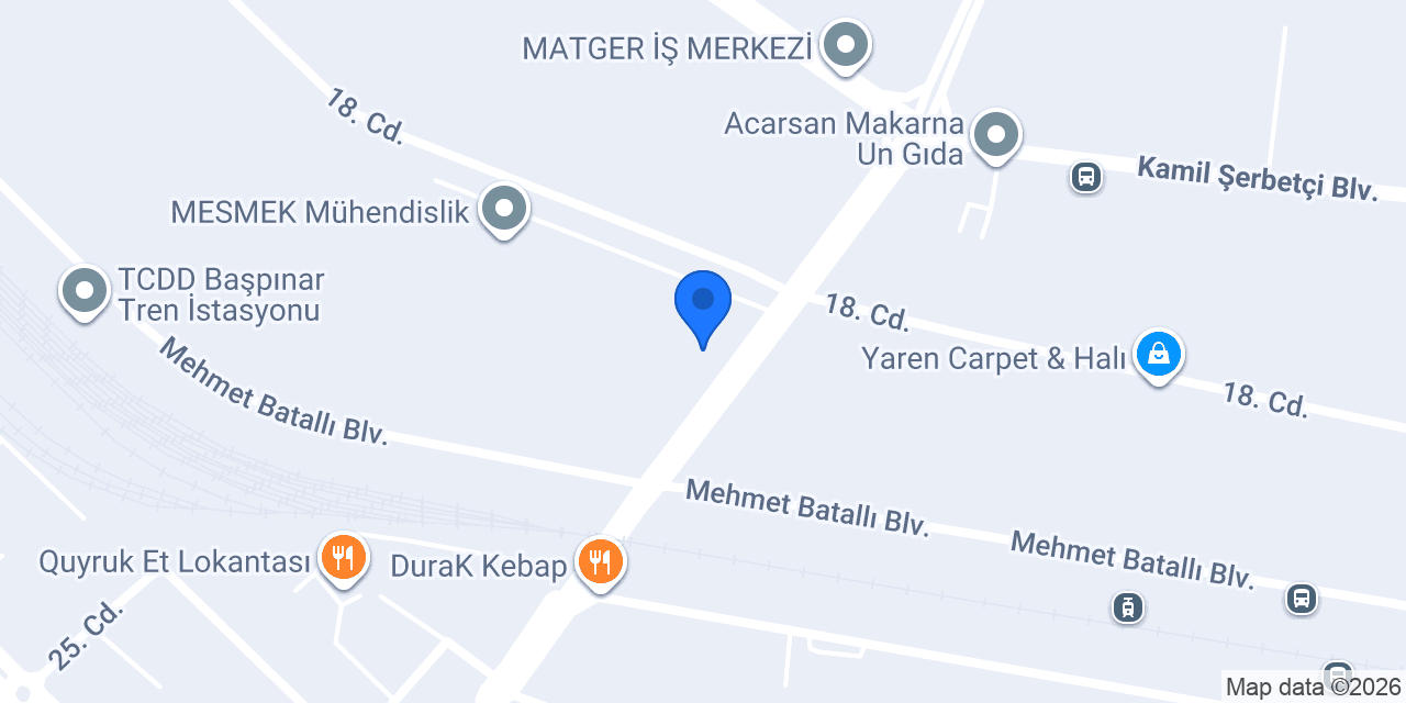 Vakıf Katılım Gaziantep OSB Şubesi konumu