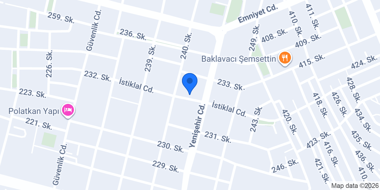Doğan Sürücü Kursu konumu