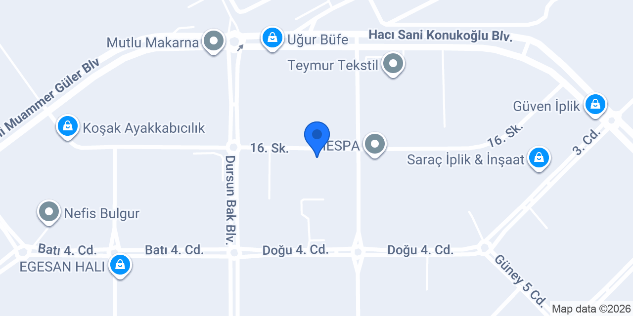Notte Mobilya Fabrikası konumu