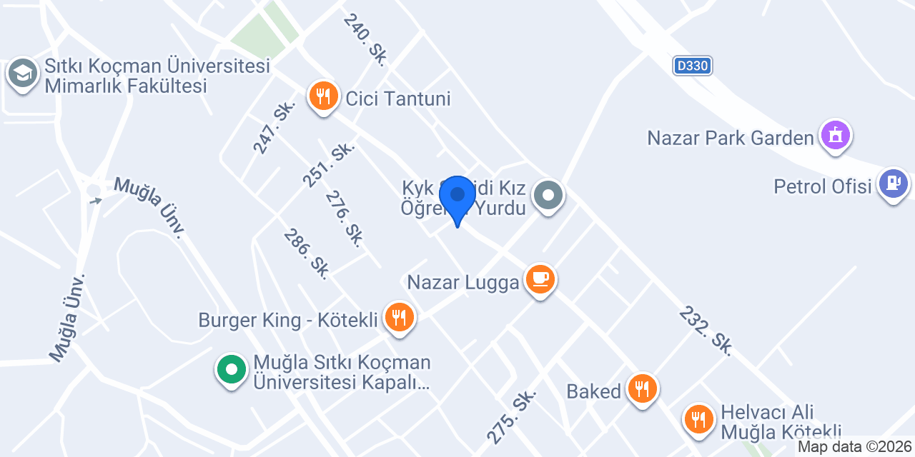 Kötekli Taksi konumu