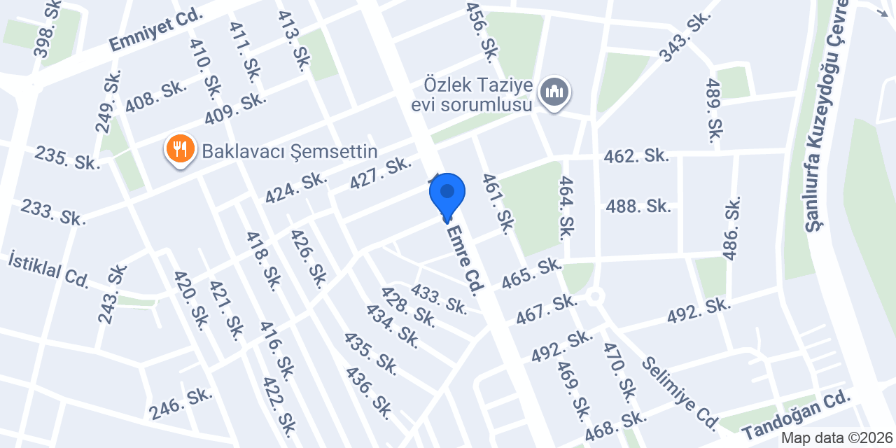 Şanlı Köftem konumu