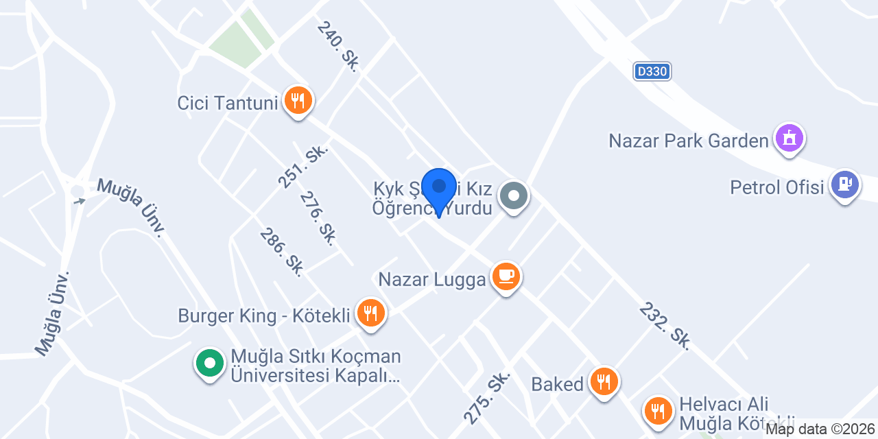 Arabica Coffee House Muğla Kötekli konumu
