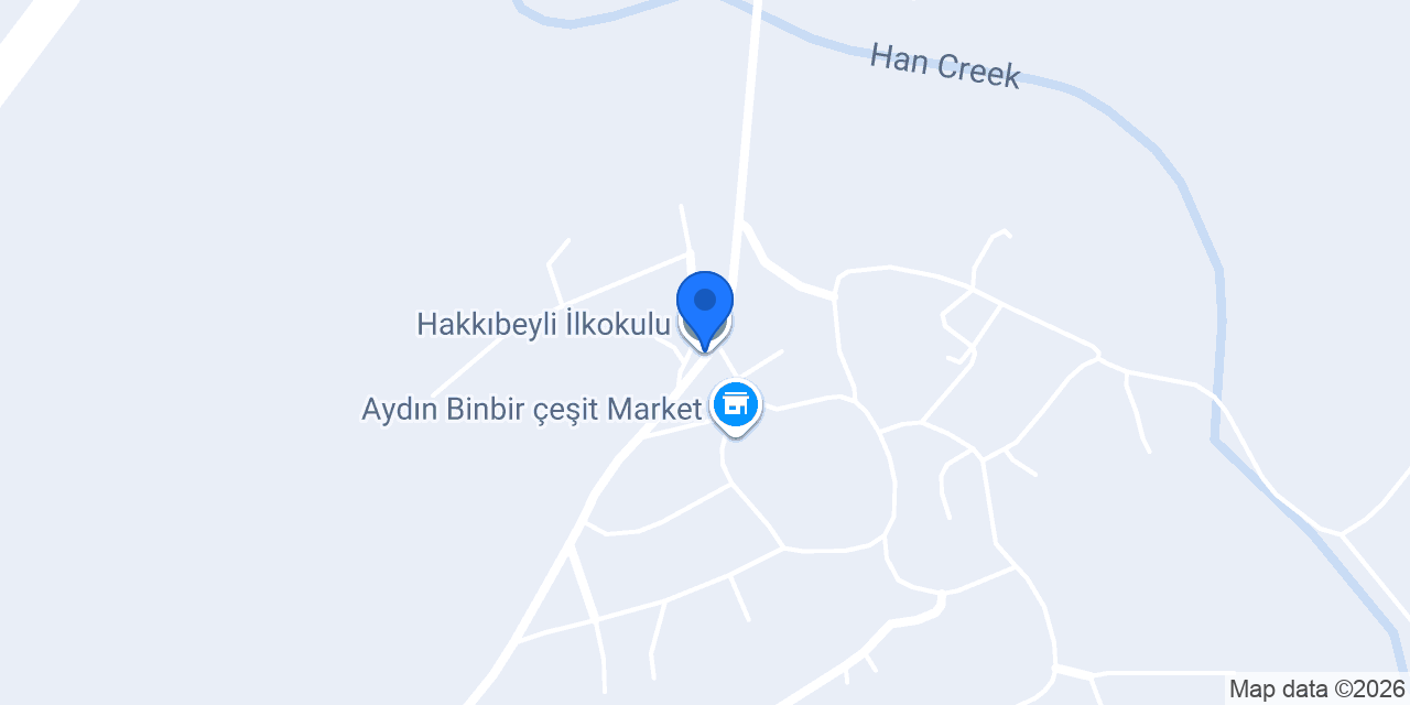Hakkıbeyli İlkokulu konumu