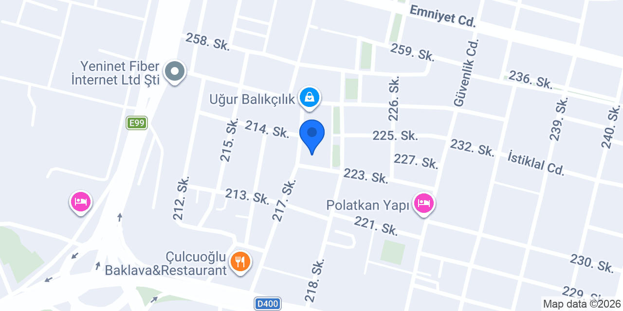 Özel Çankaya Anadolu Lisesi konumu