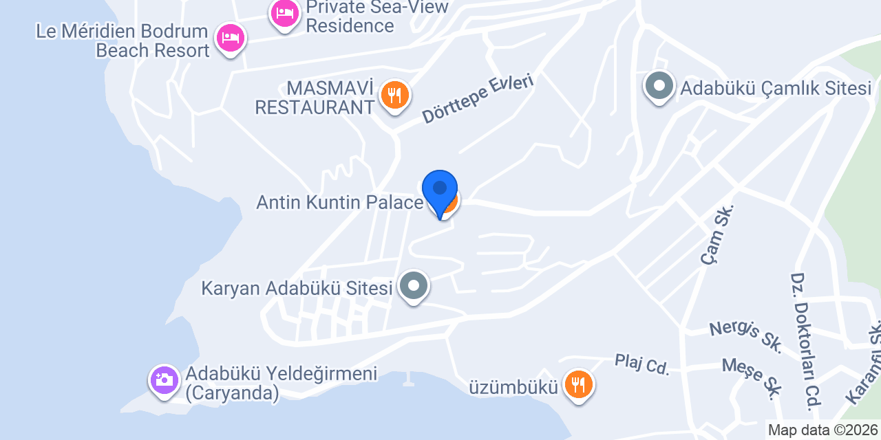 Antin Kuntin Palace konumu