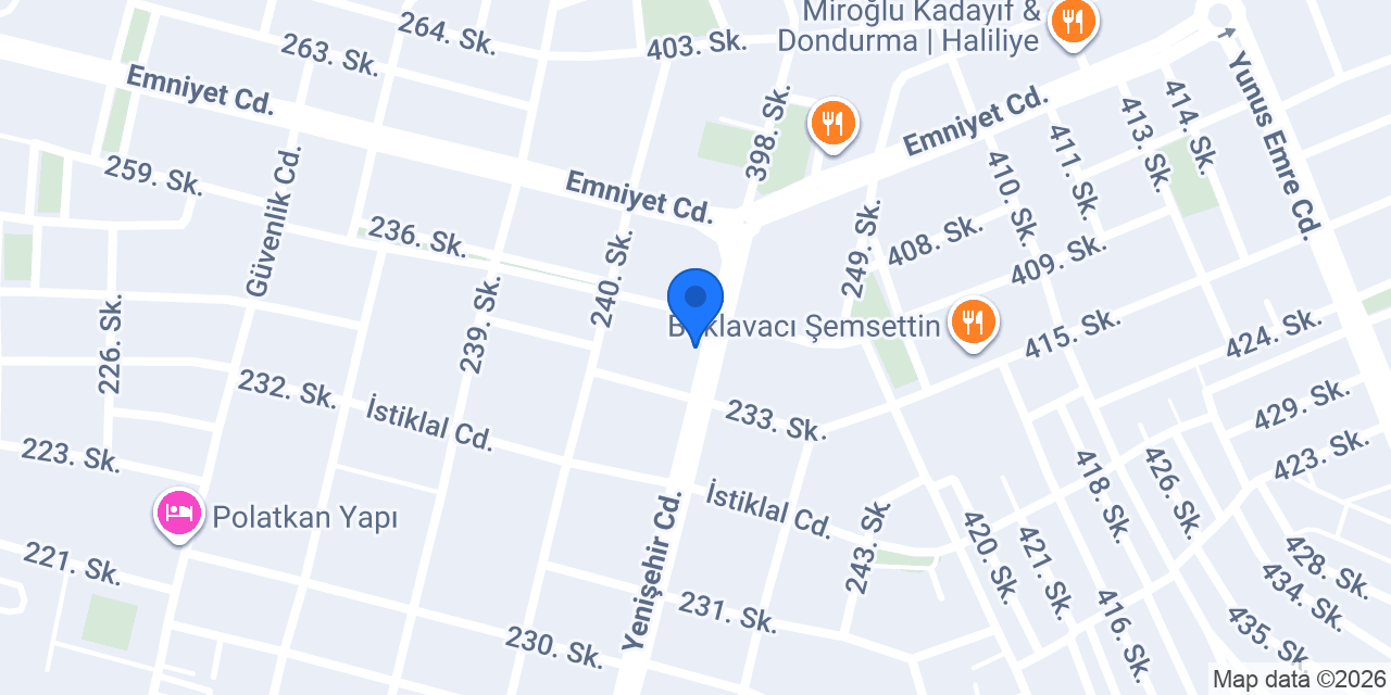 Ekleristan Urfa konumu