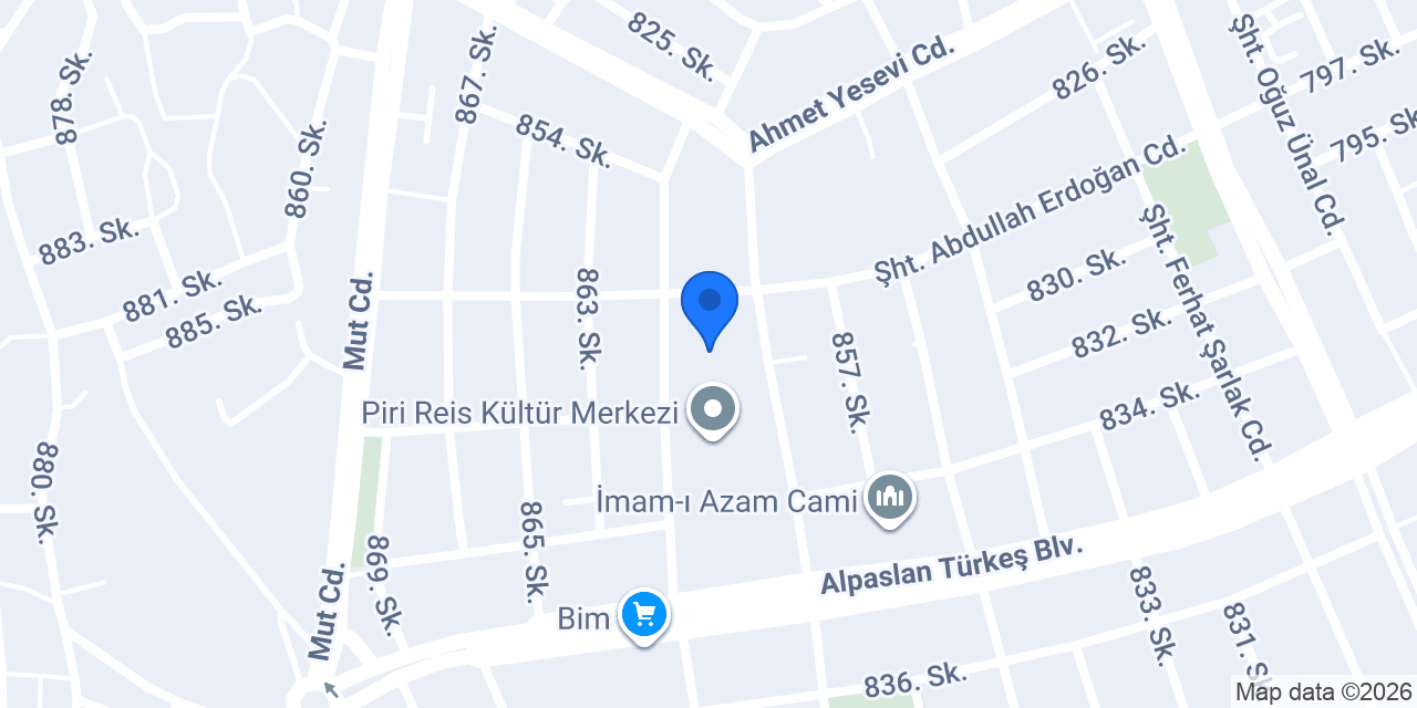Dr. Sadık Ahmet İlkokulu konumu