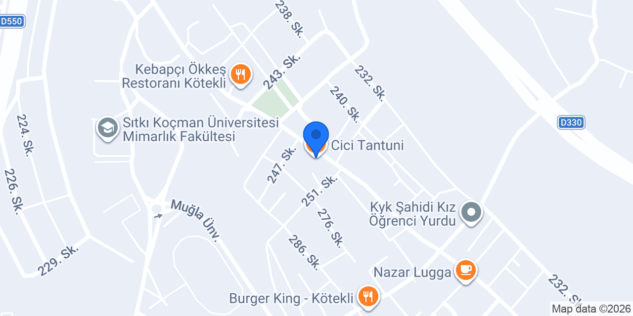 Cici Tantuni konumu
