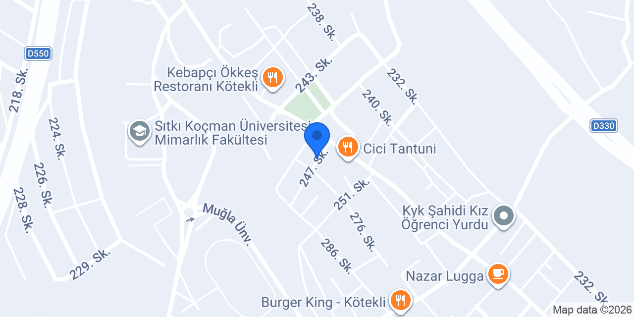 Izmir Kuaför konumu
