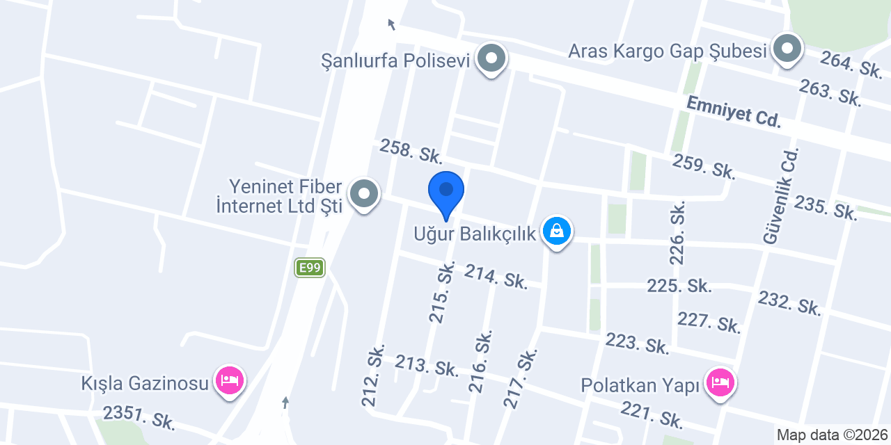 HDC Protez Saç Şanlıurfa konumu
