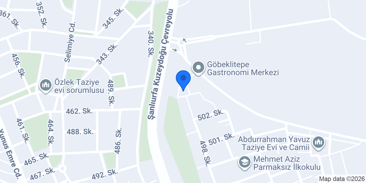 Şanlıurfa İsabet Okulları konumu