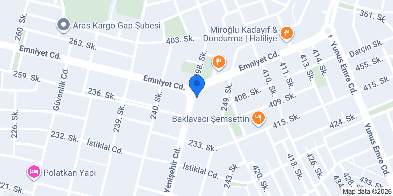 AVUKAT MEHMET TATAŞ konumu