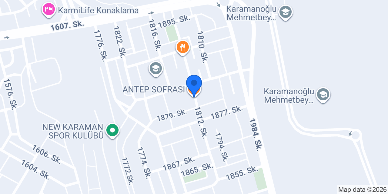 ANTEP SOFRASI konumu