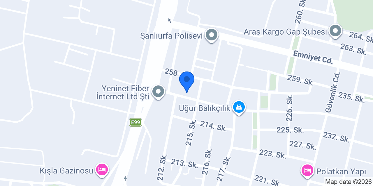 Diş Hekimi Tarık Çelik konumu