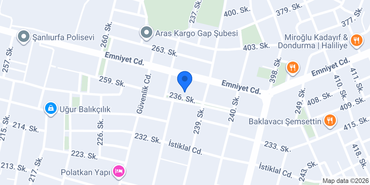 HHK Mimarlık konumu