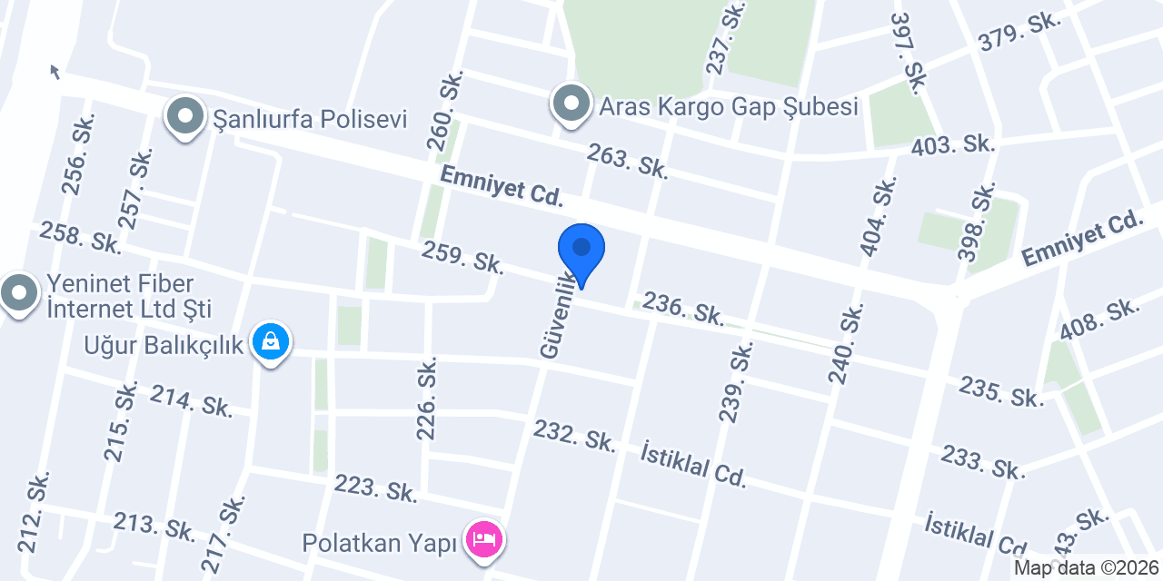 Diş Hekimi Dt.Ebru KARADAŞ konumu