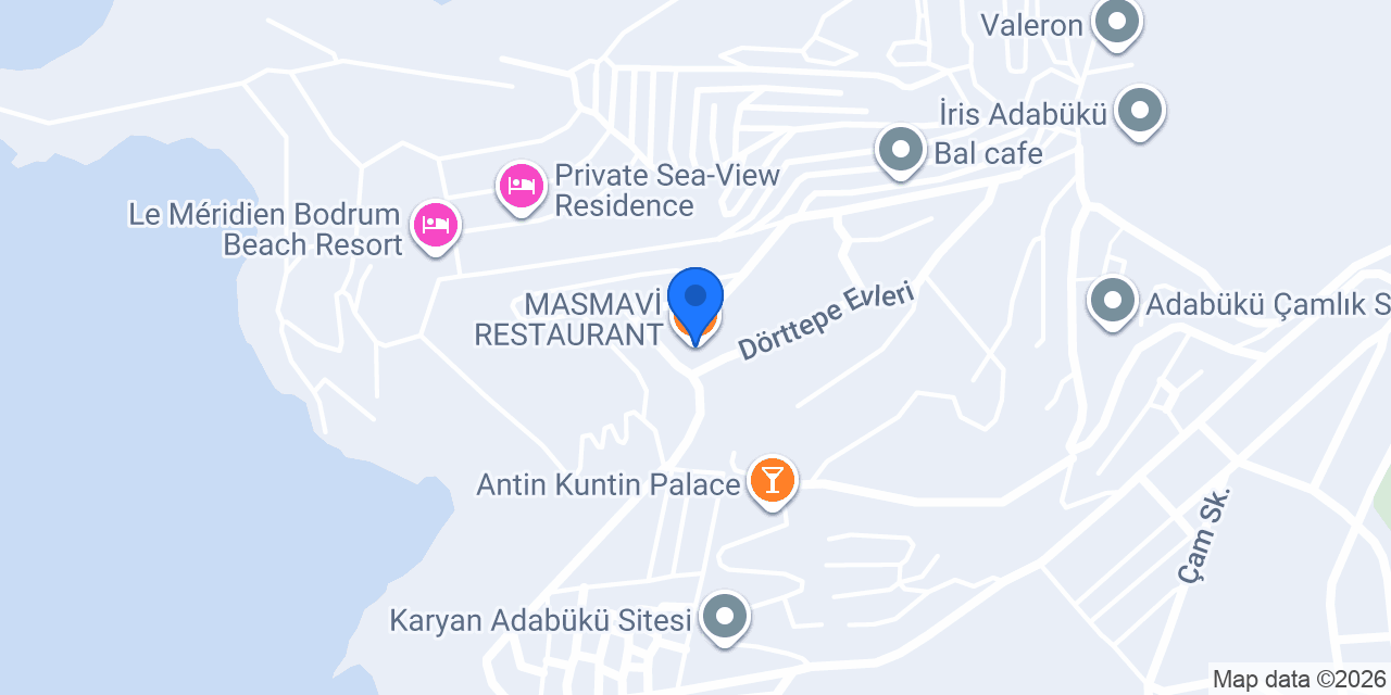 MASMAVİ RESTAURANT konumu