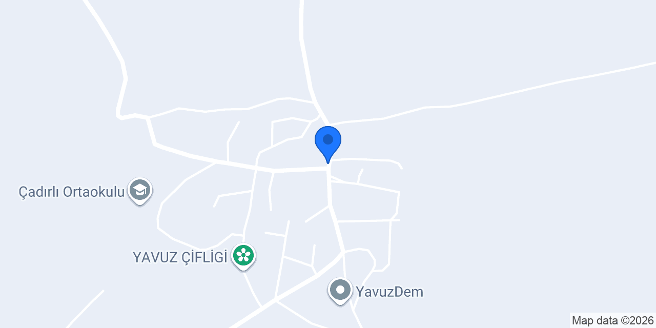 Çadırlı Köyü Muhtarlığı konumu