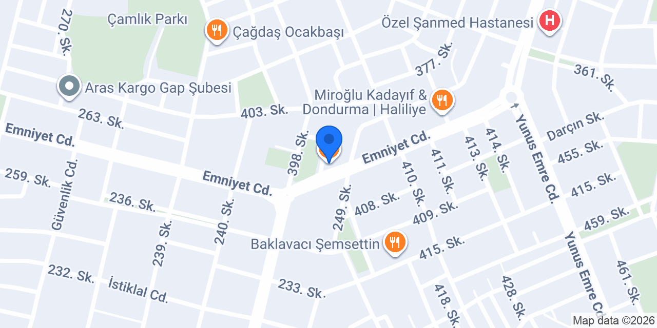 Urfa Çıtır Lahmacun Pide ve Kelle Paça konumu