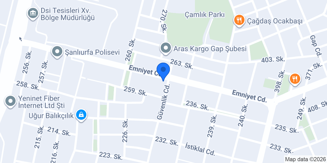 Çiftçi Elektrik konumu
