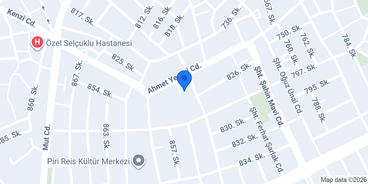 Karaman Anadolu Lisesi konumu