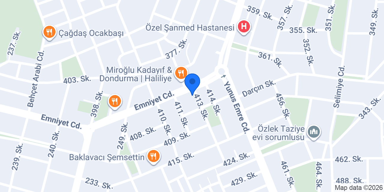 TAŞER DOĞALGAZ MÜHENDİSLİK URFA konumu