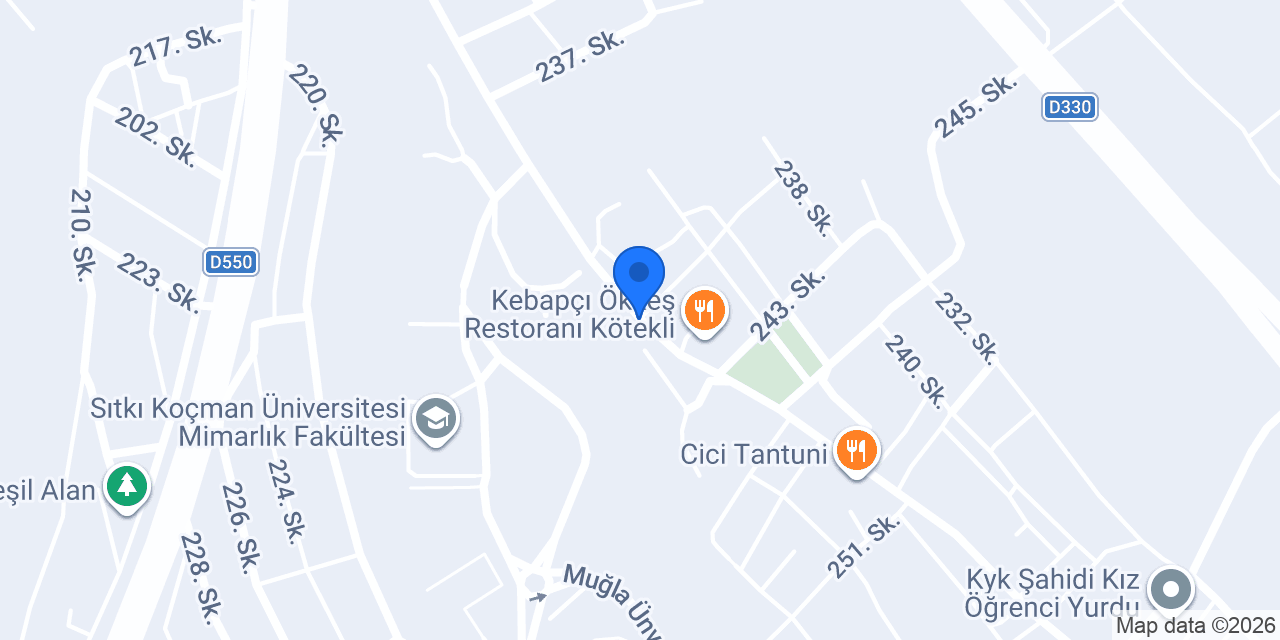 Kampüs Taksi Kötekli konumu