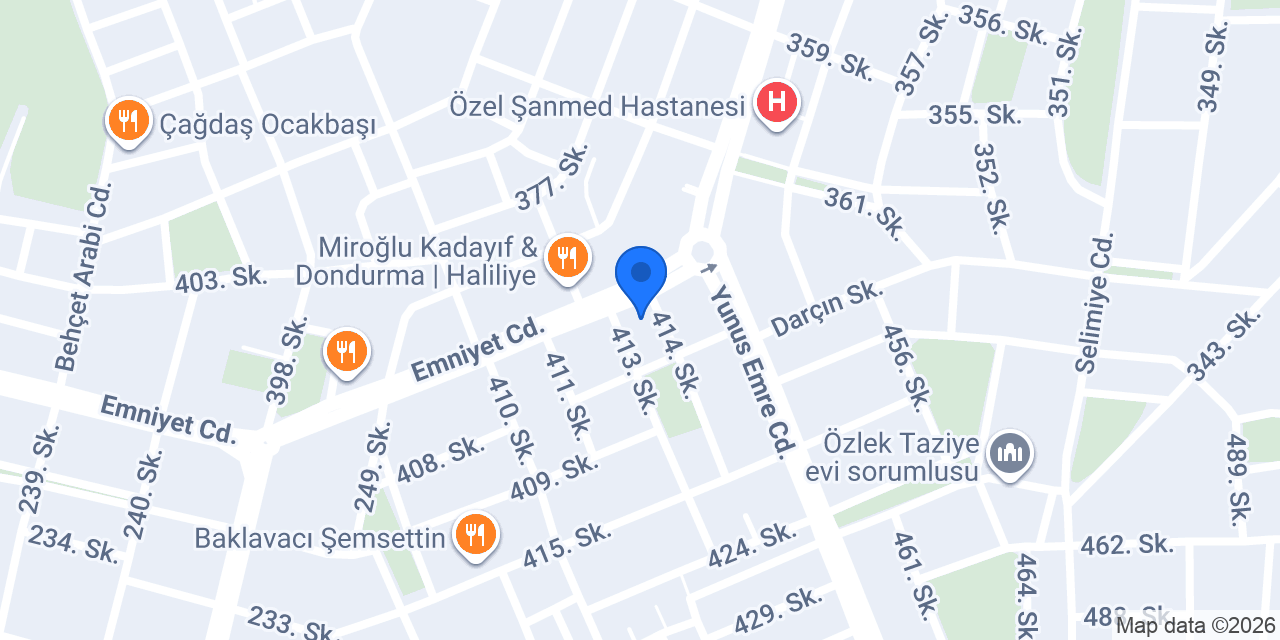 Yapı Kredi - Emniyet Caddesi Mobil Şube konumu