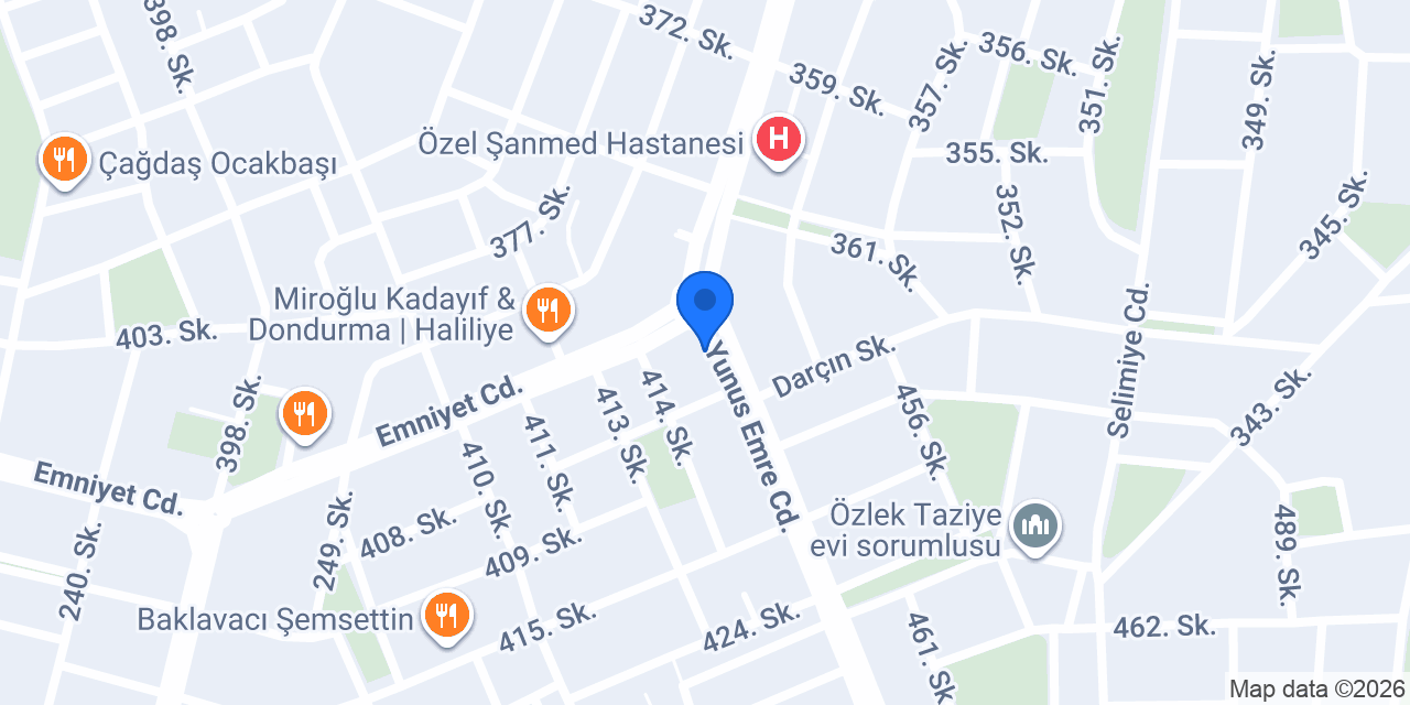 Albaraka Türk Emniyet Caddesi Şubesi konumu