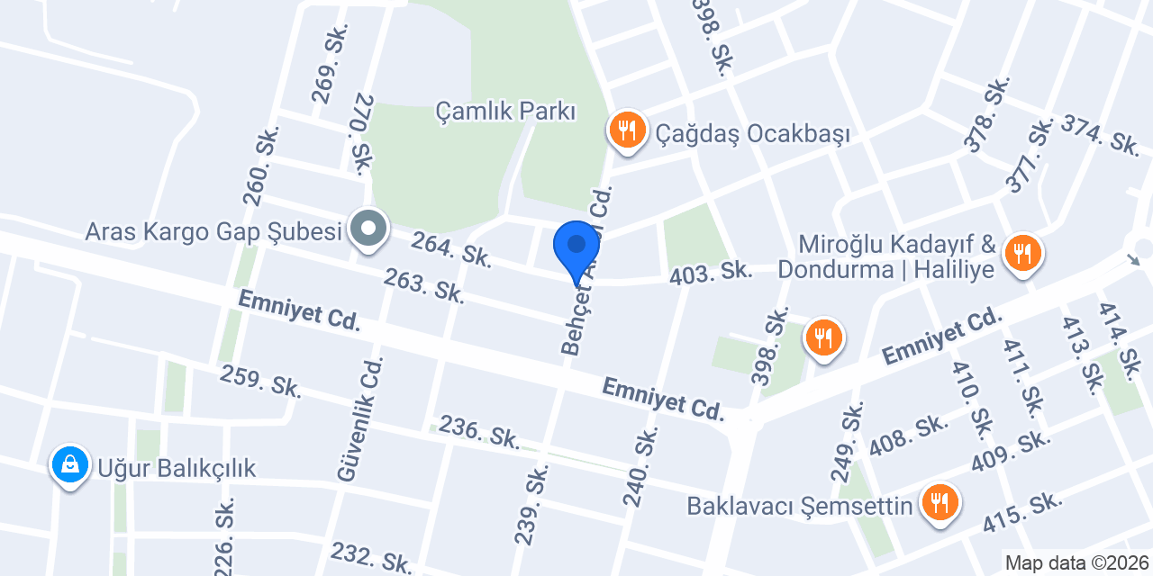 Has ocakbaşı konumu