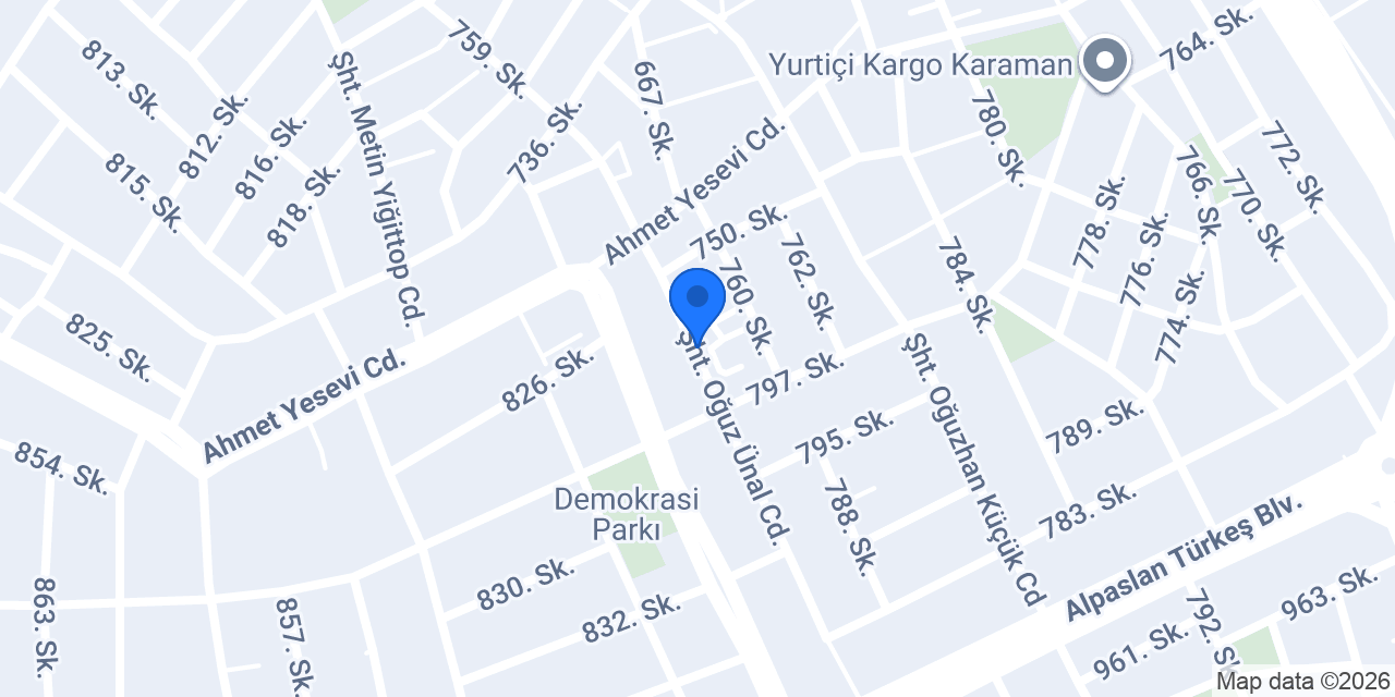 Hebebçi Optik konumu