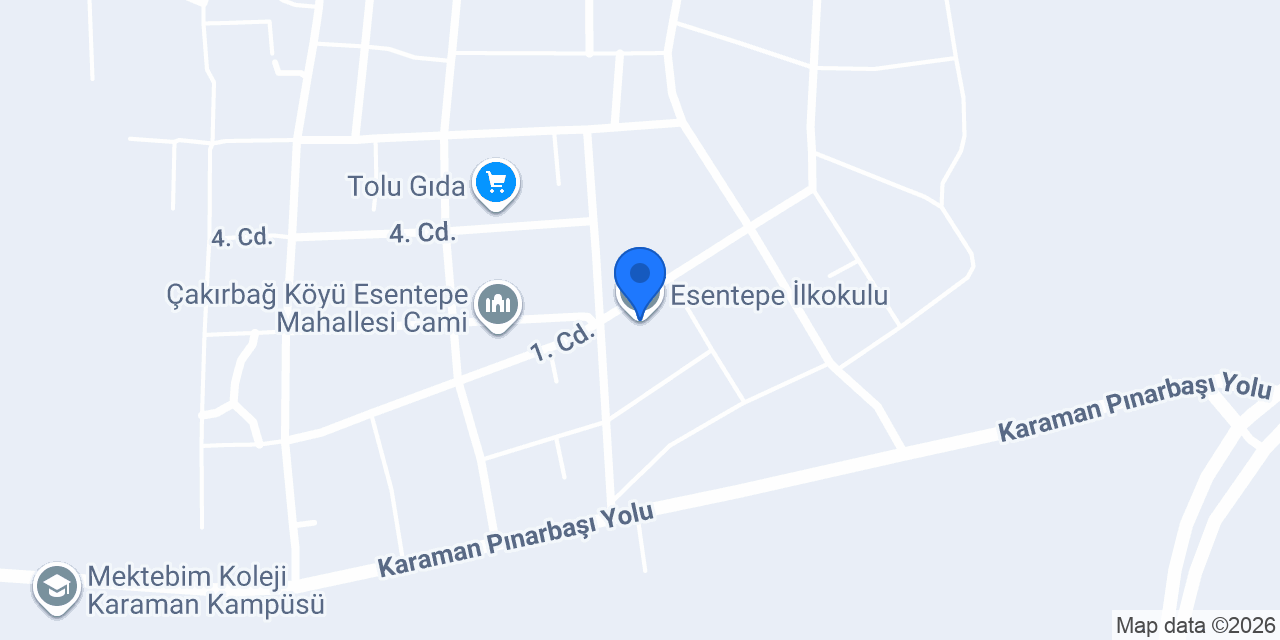 Esentepe İlkokulu konumu