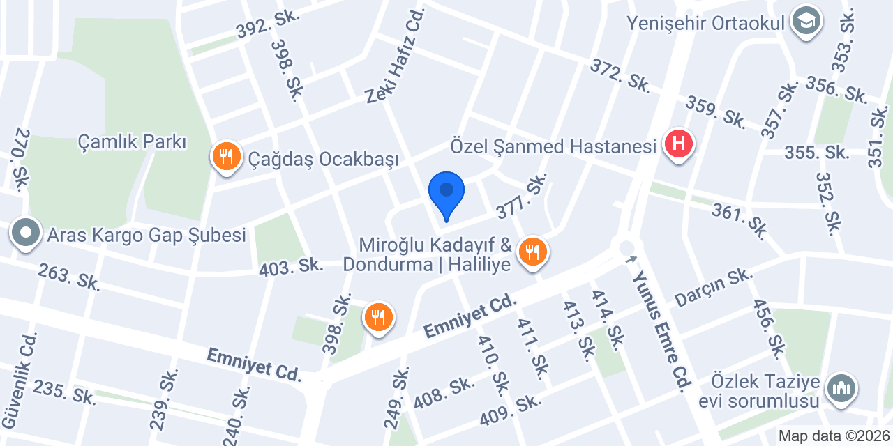 YILDIZ TEKNİK DOĞALGAZ konumu