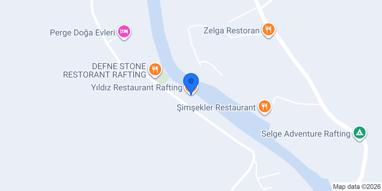 Yıldız Restaurant Rafting konumu