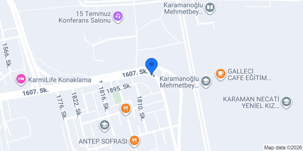 üniversite tekel konumu