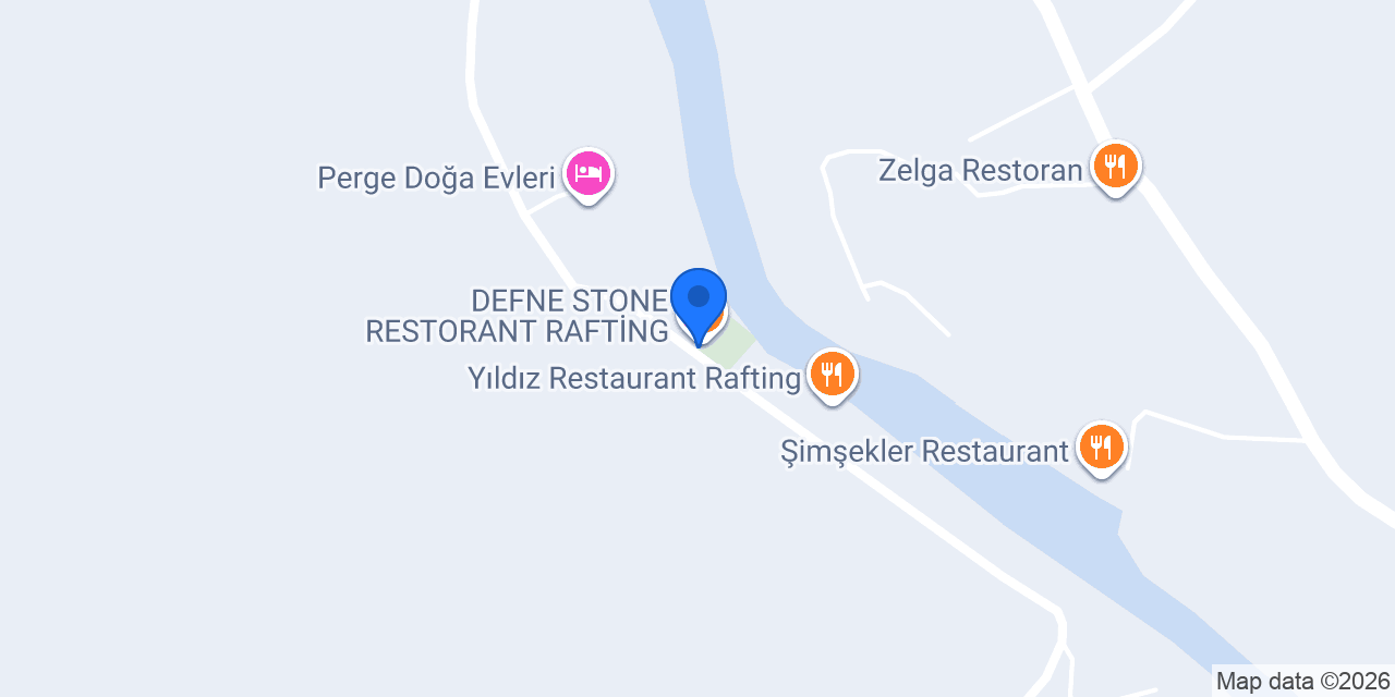 DEFNE STONE RESTORANT RAFTİNG konumu