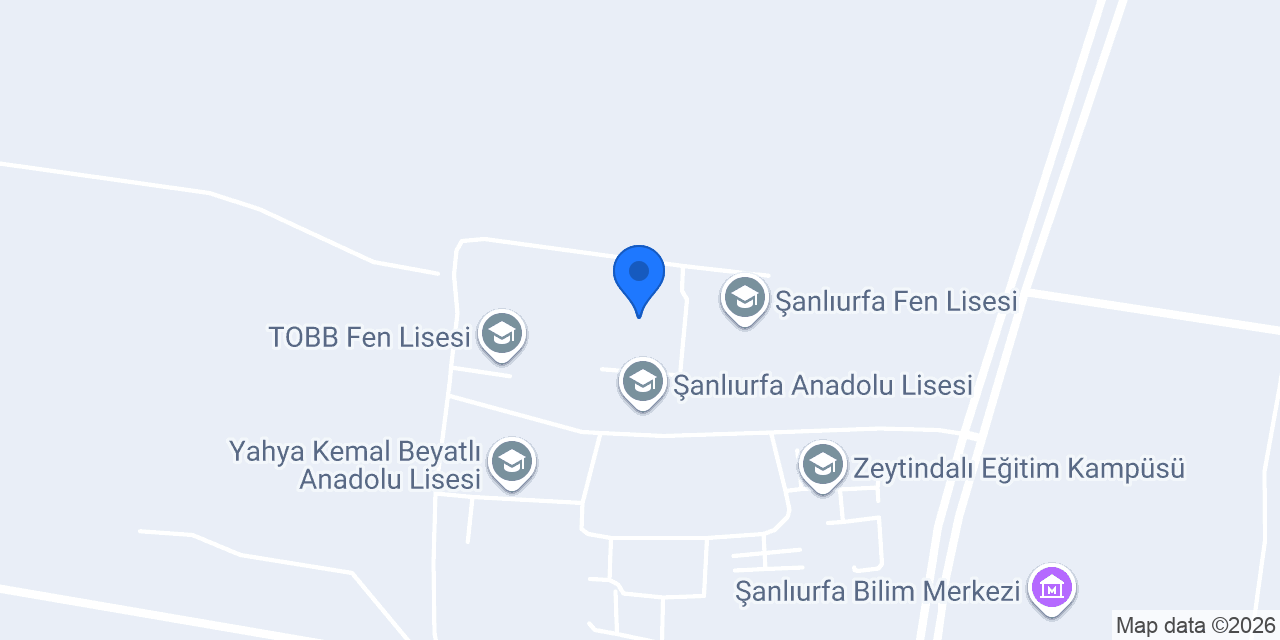 TOBB Fen Lisesi Pansiyonu konumu