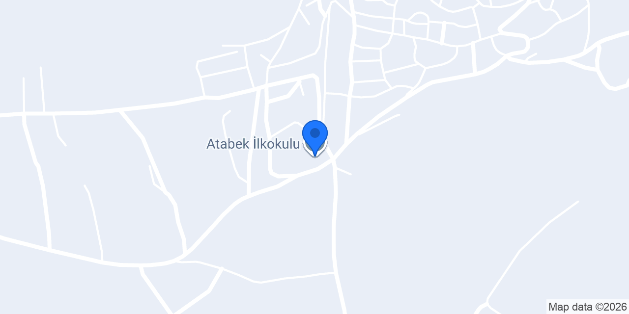 Atabek İlkokulu konumu