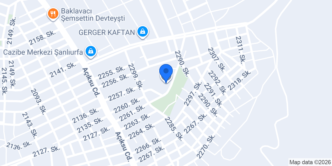 Bağlarbaşı İlkokulu. konumu