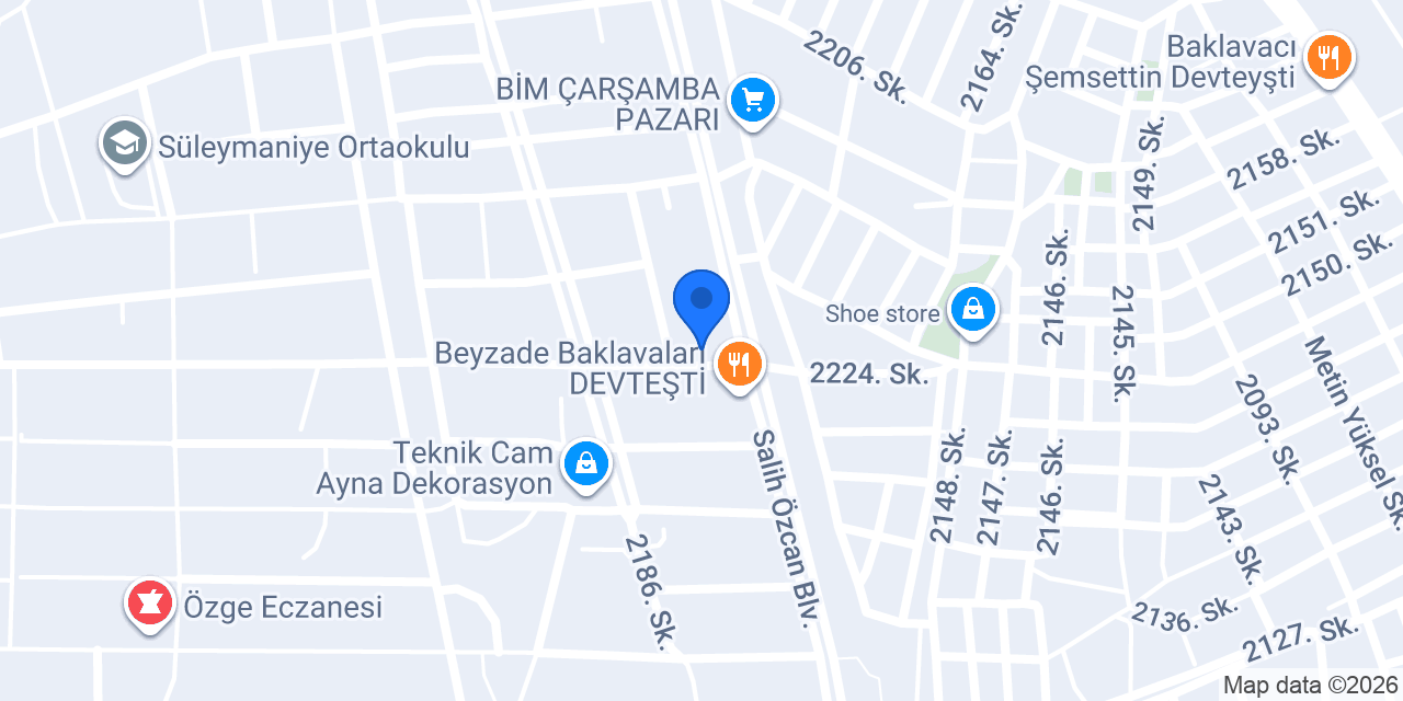 POLAT hırdavat ve çilingir konumu