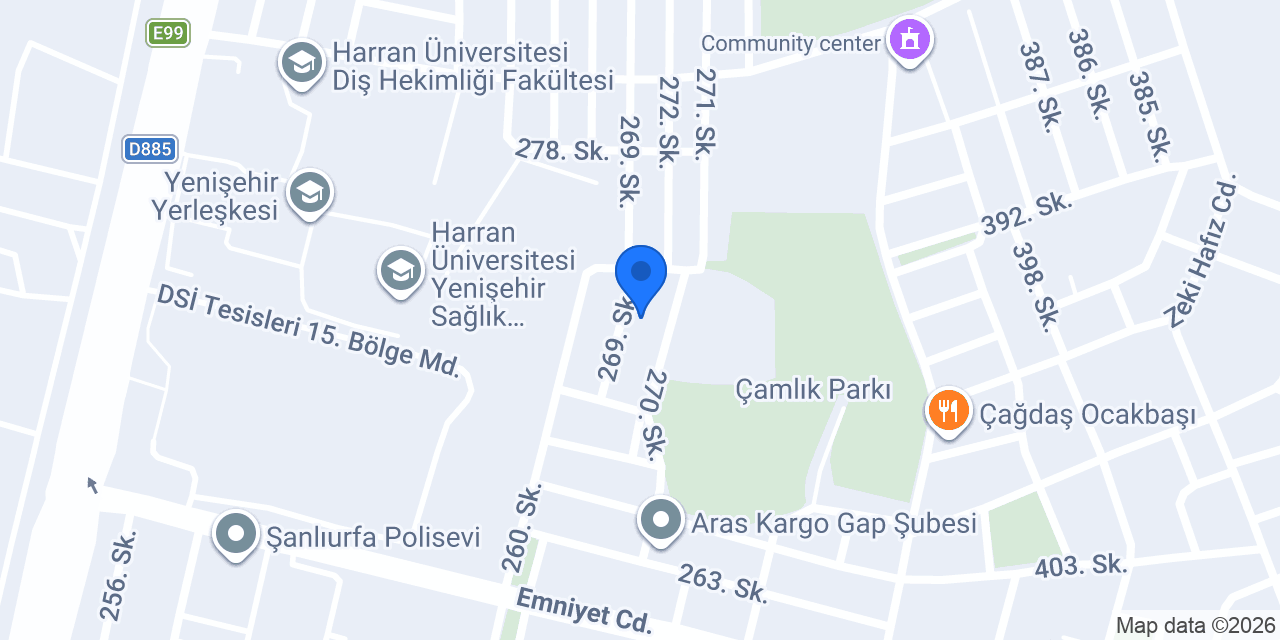 Emek kasap konumu