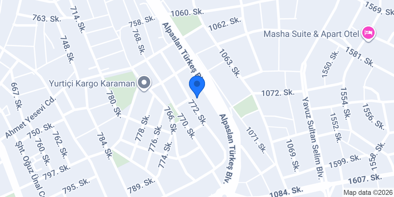 Mert Tem Karaman Temizlik konumu