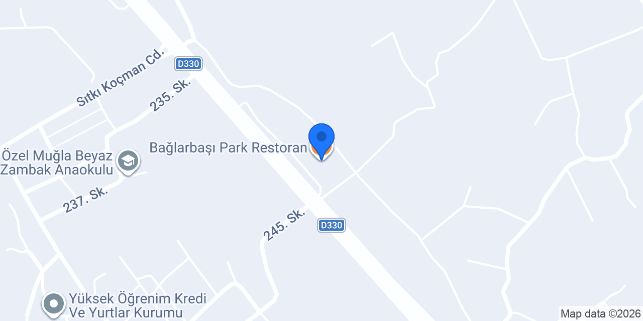Bağlarbaşı Park Restoran konumu