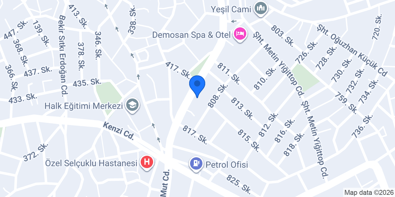 Kelebek Mobilya - Karaman konumu