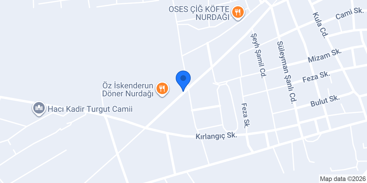 Titiz Kuru Temizleme TERZİ konumu